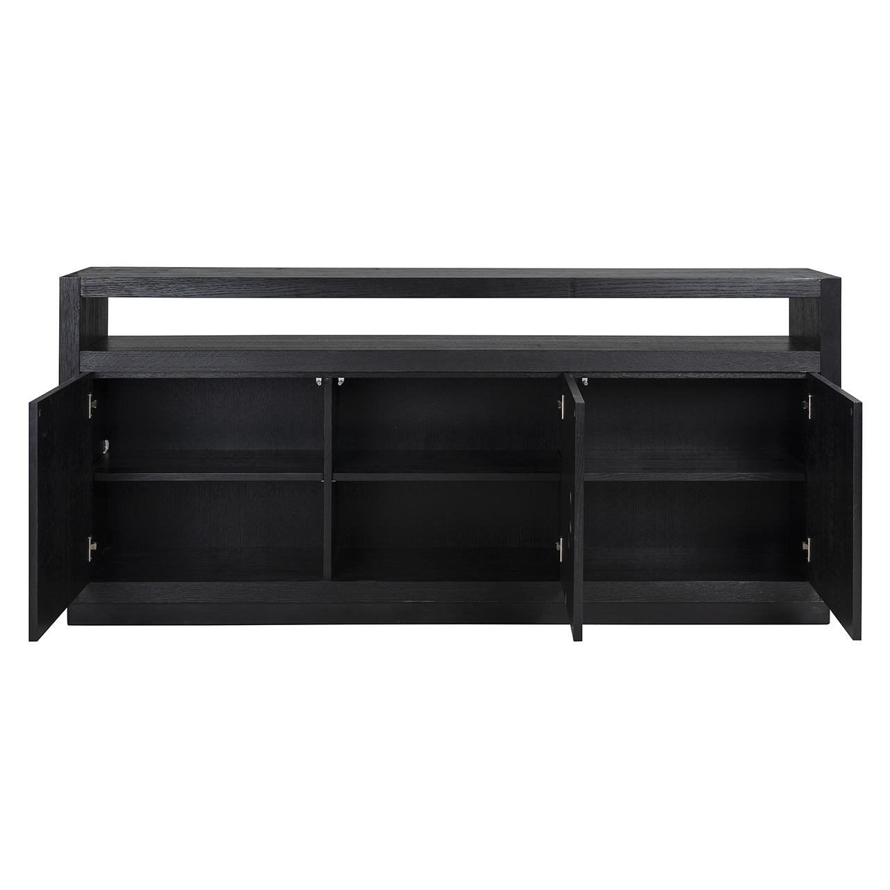 Dressoir Oakura 3-deuren (Zwart)