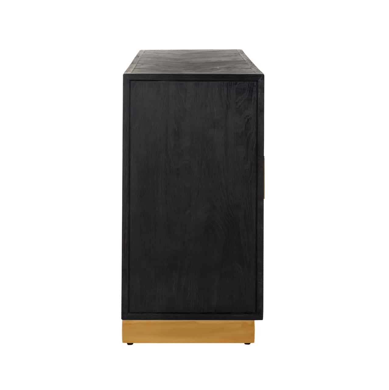 Dressoir Blackbone gold 4-deuren (Goud)