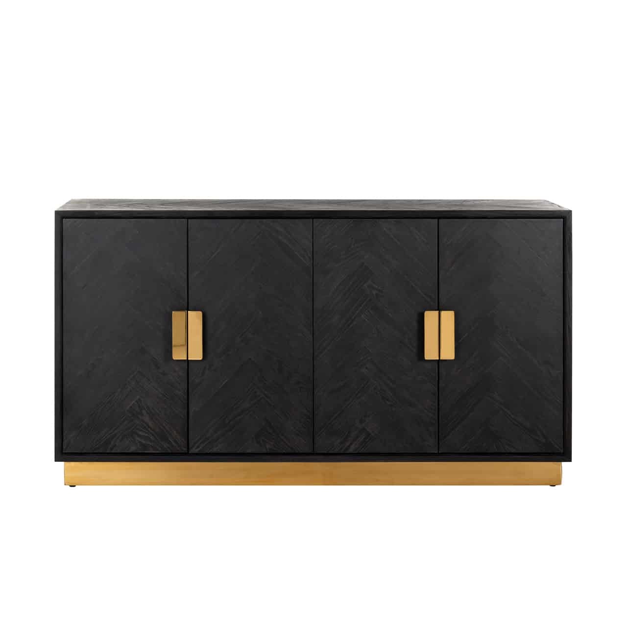 Dressoir Blackbone gold 4-deuren (Goud)
