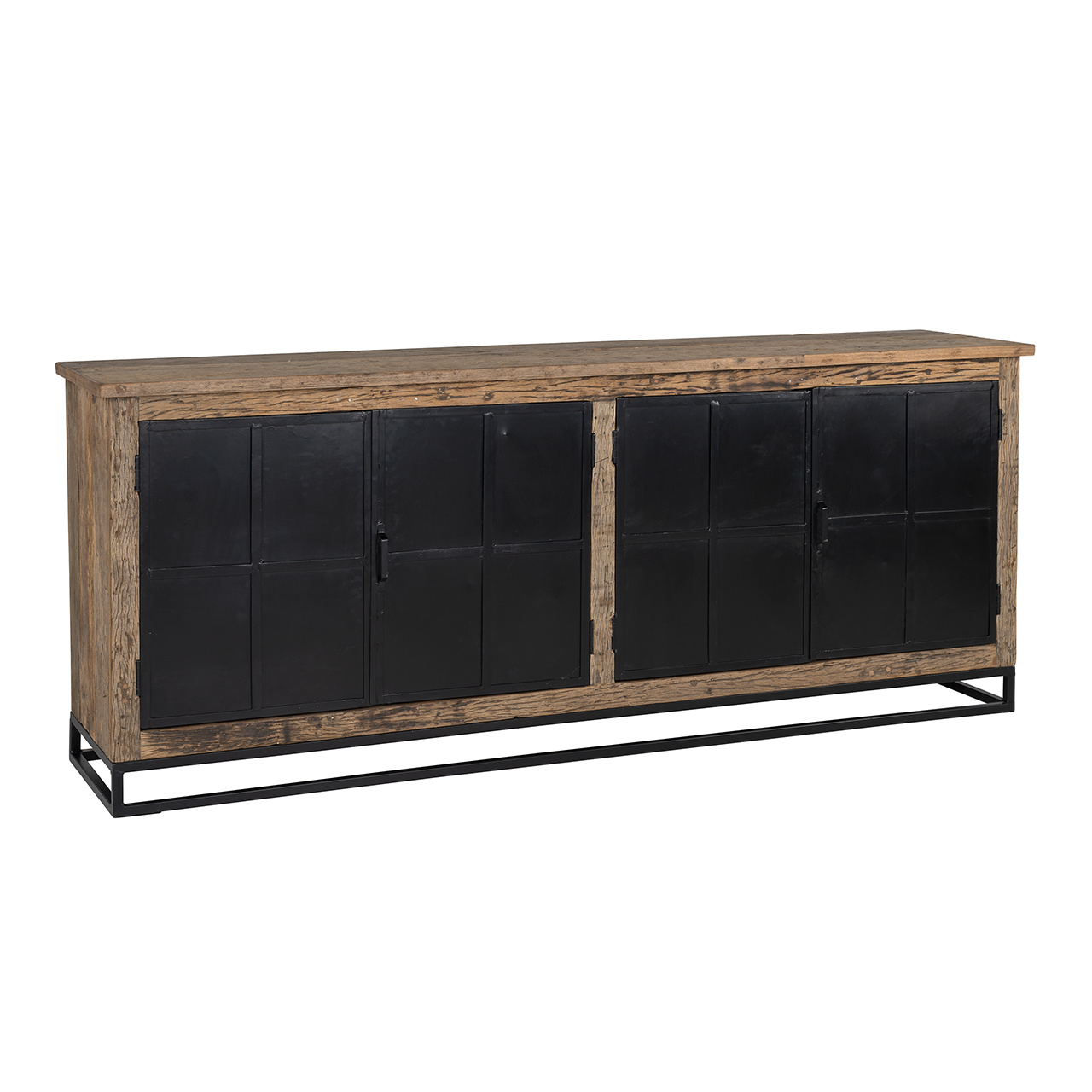 Dressoir Raffles 4-deuren, gerecyceld hout