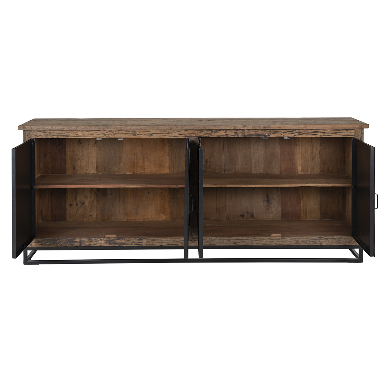 Dressoir Raffles 4-deuren, gerecyceld hout