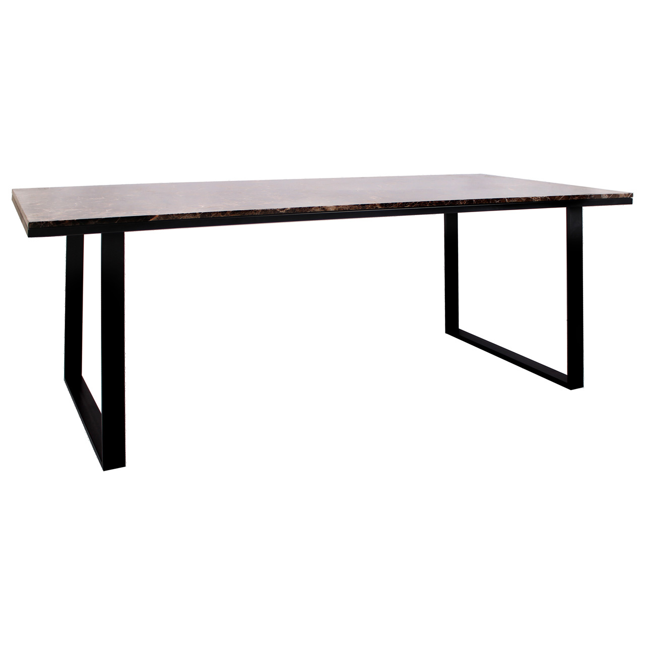 Eettafel Dalton brown emperador 230x94 (Bruin)