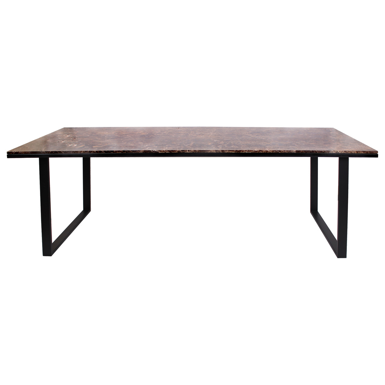 Eettafel Dalton brown emperador 230x94 (Bruin)