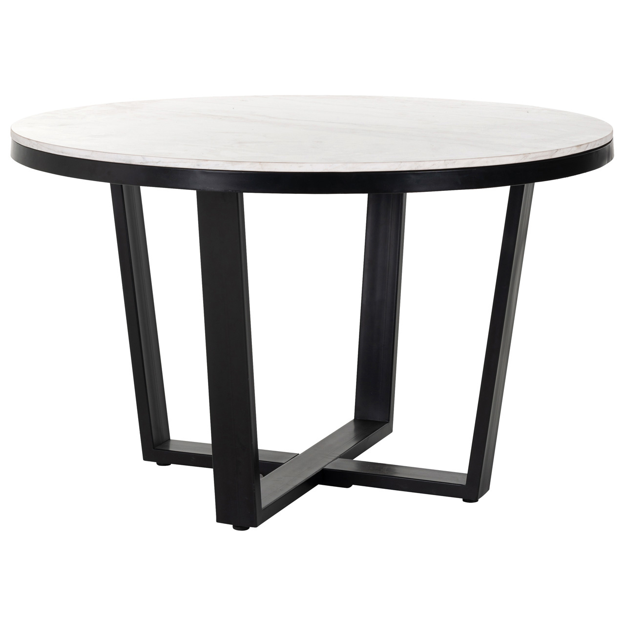 Eettafel Lexington white rond 130Ø (White)