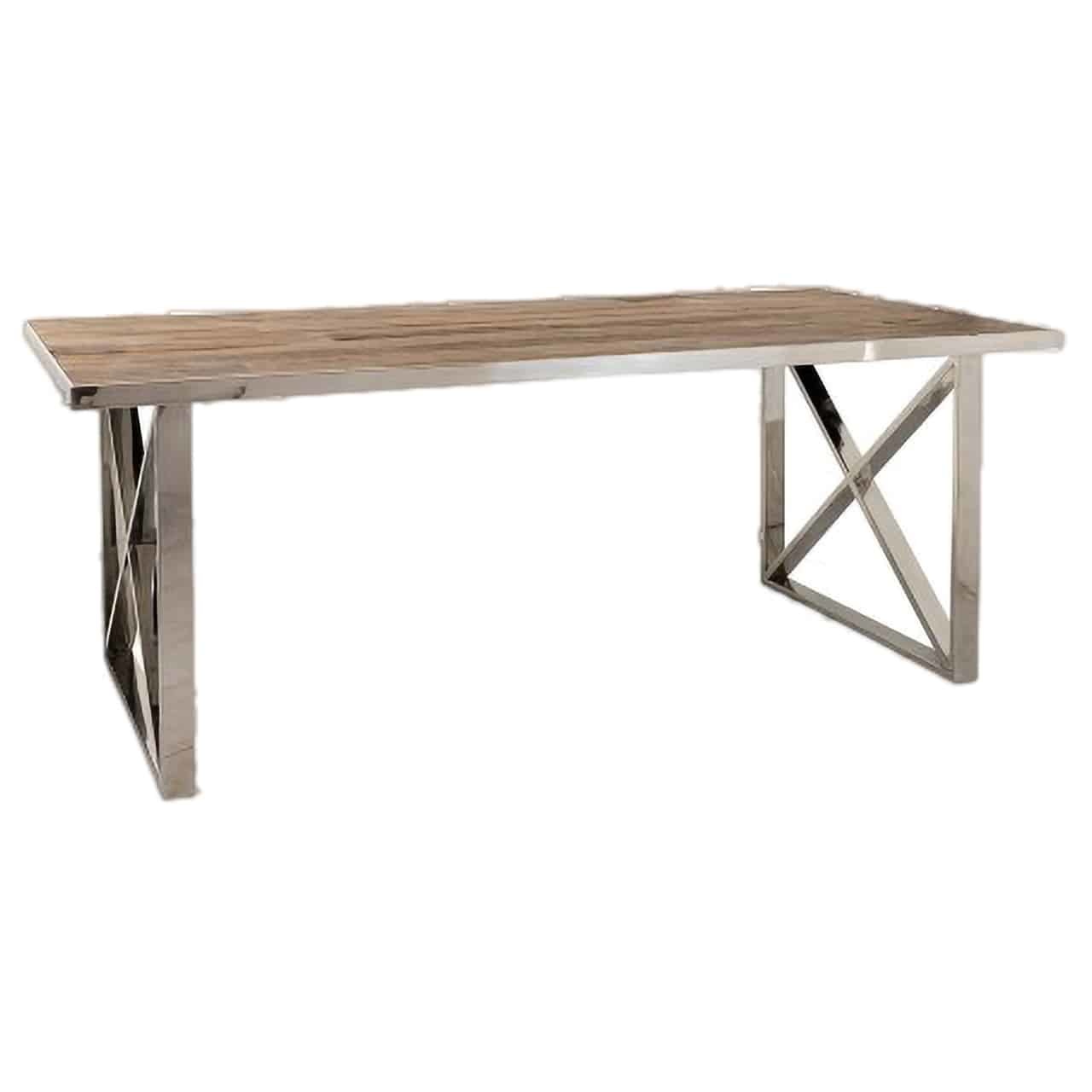 Eettafel Redmond 200x100 met kruispoten