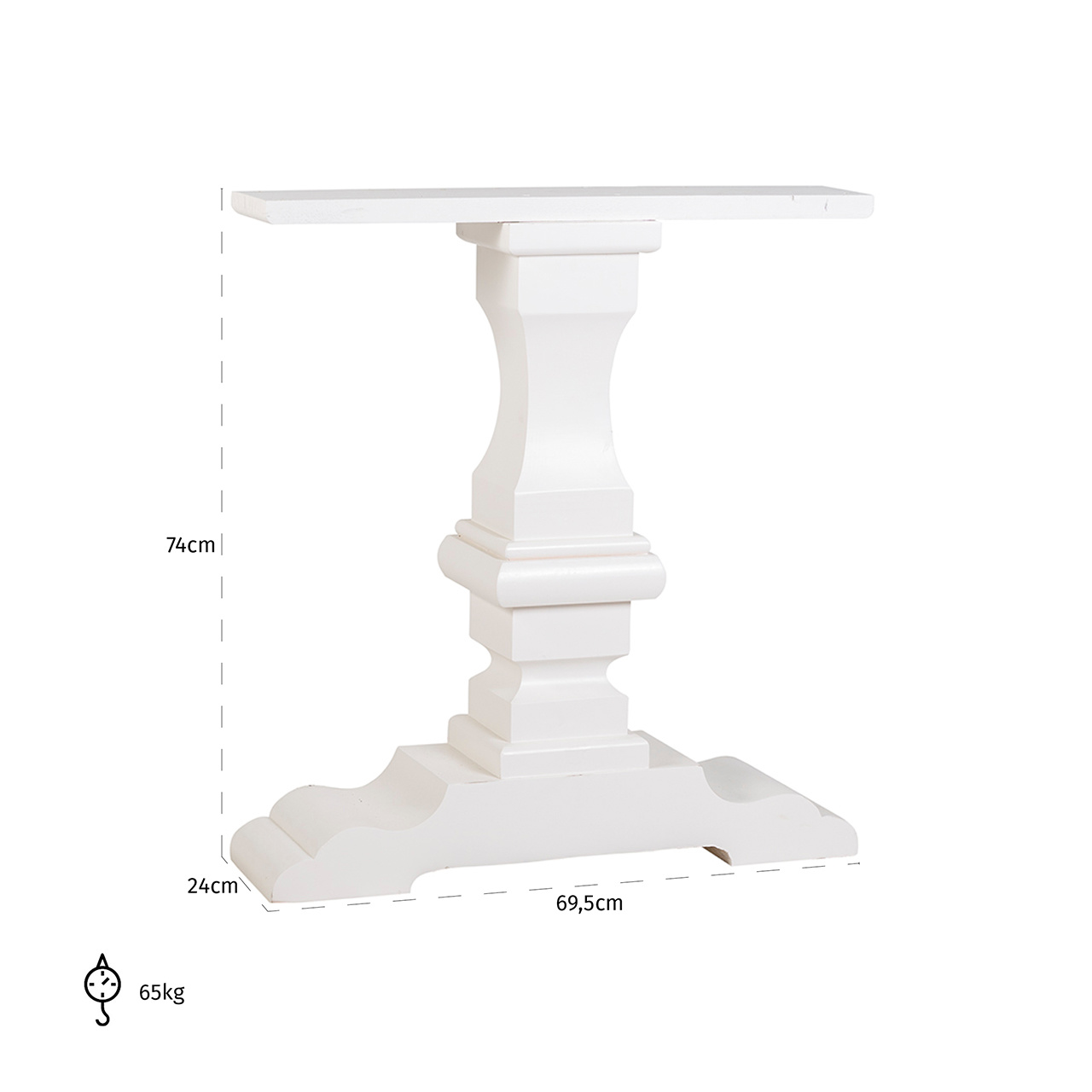 Set Poten Castello, RAL9010 (Ral 9010)