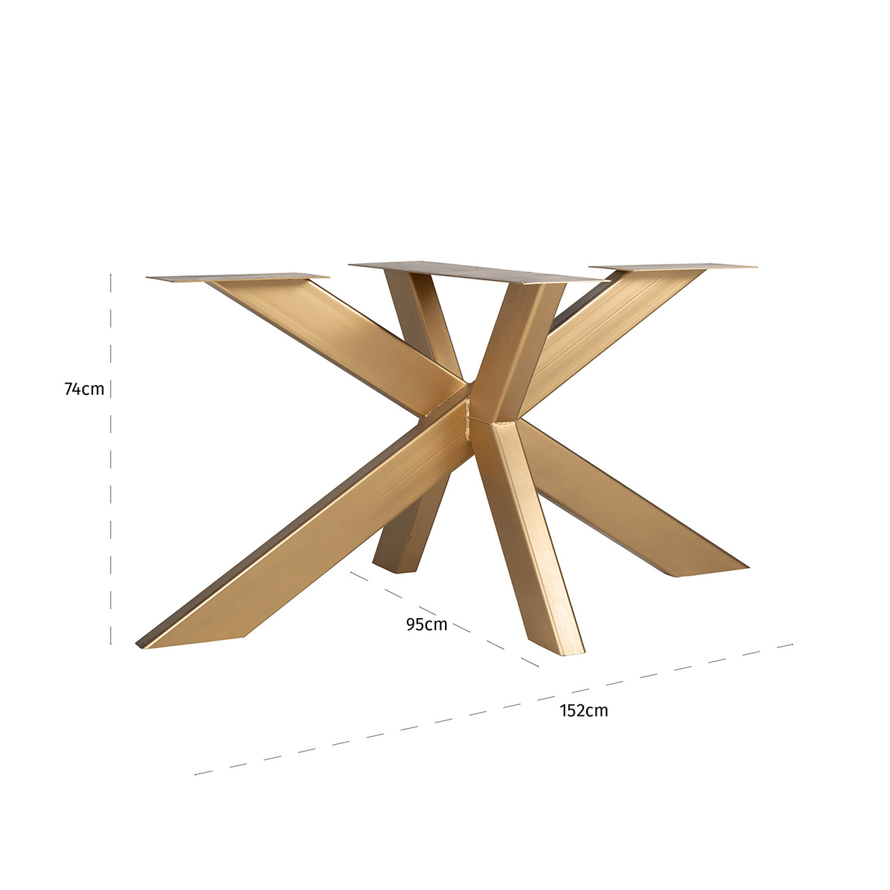 Poot Industrial Spider (155x100) (Goud)