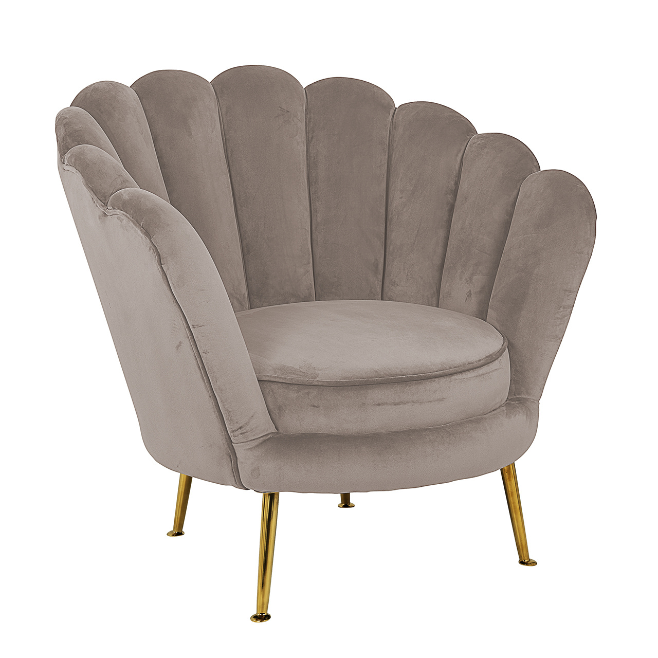 Fauteuil Perla Khaki Velvet (Quartz Khaki 903)