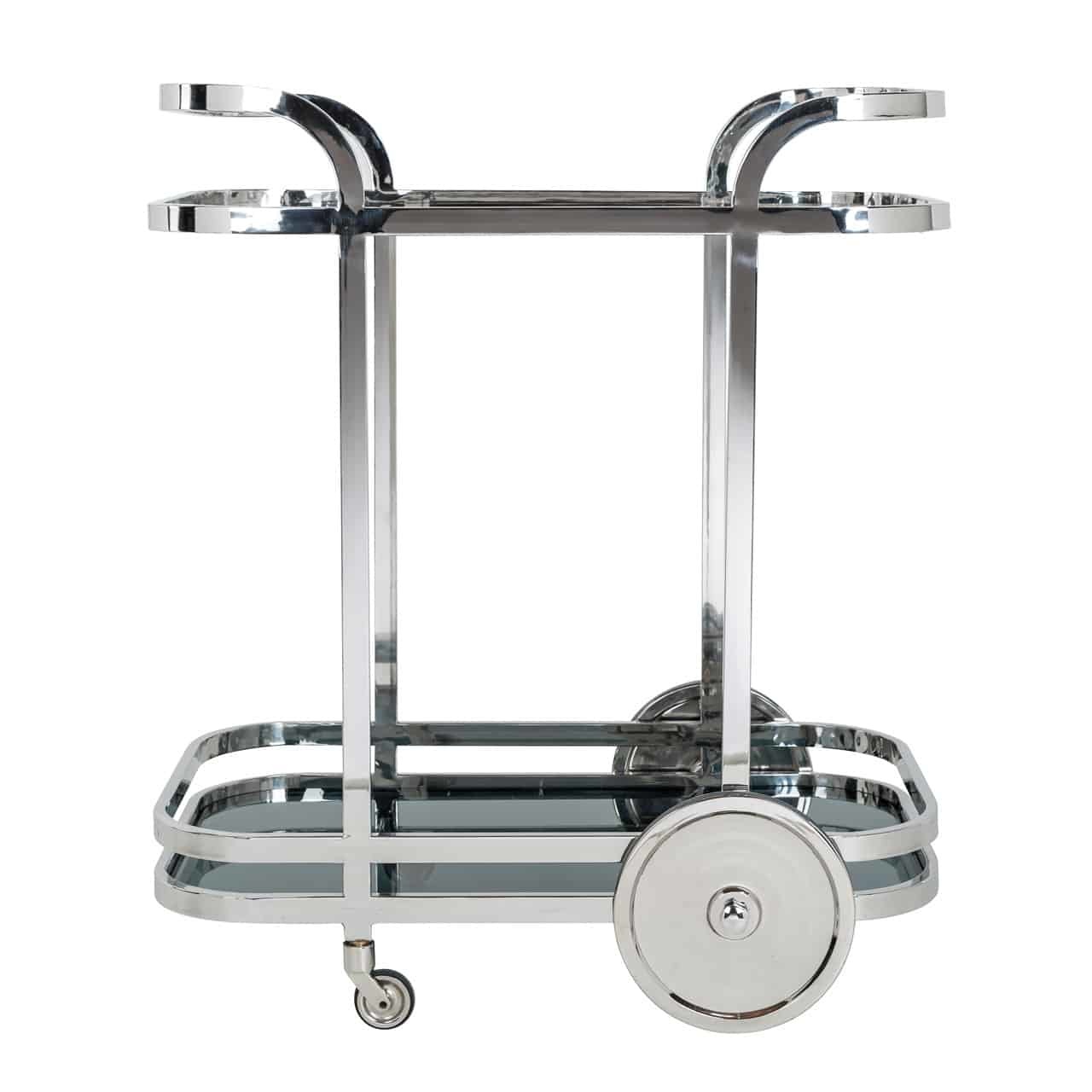 Trolley Hennesy met zwart glas (Zilver)
