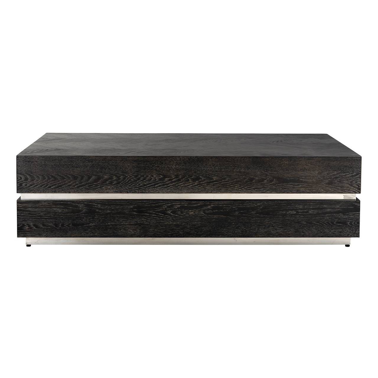 Salontafel Blackbone silver 150x80 (Block) (Zilver)