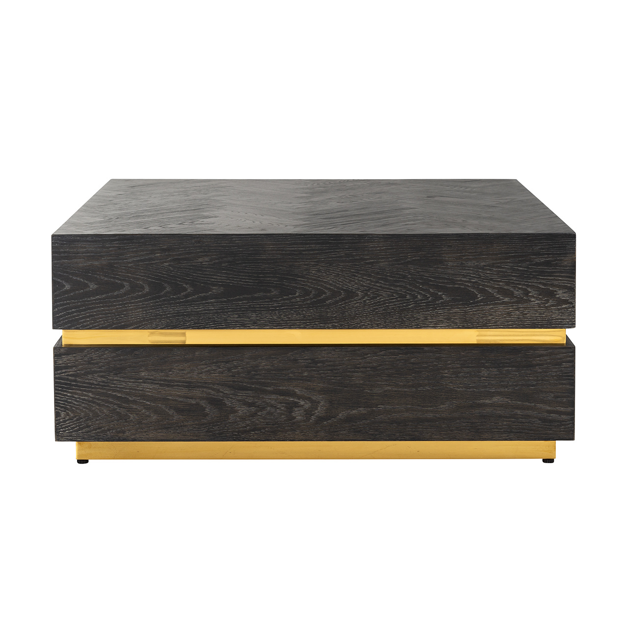 Salontafel Blackbone gold 90x90 (Block) (Goud)