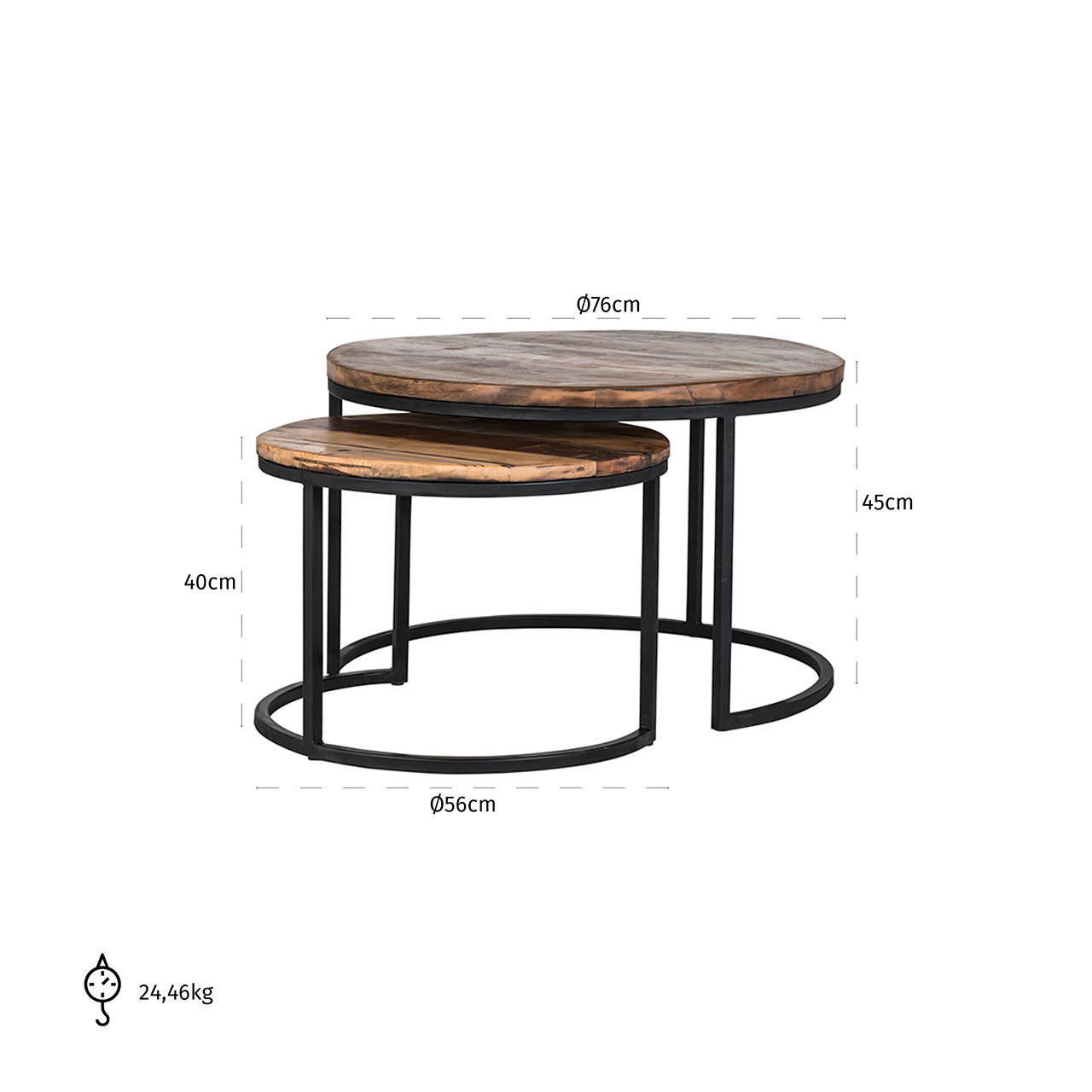 Salontafel Brooke set of 2