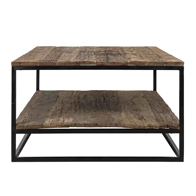 Salontafel Raffles, gerecyceld hout