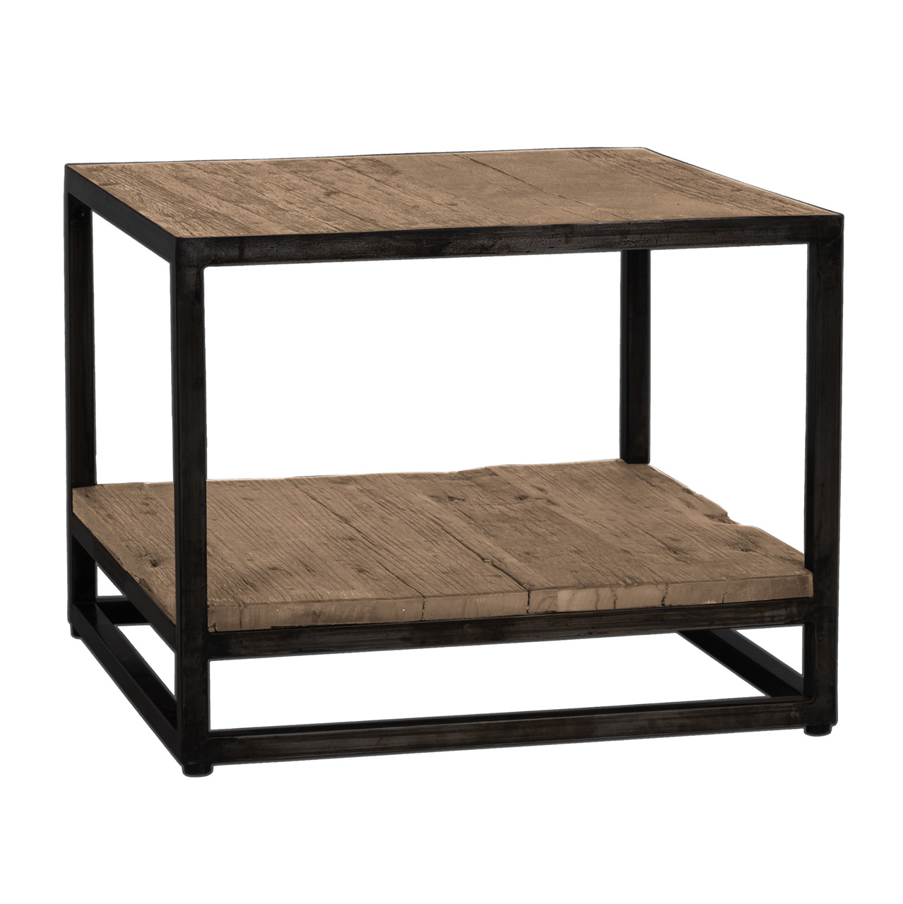 Hoektafel Raffles, gerecyceld hout