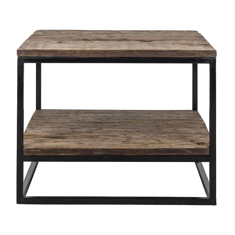 Hoektafel Raffles, gerecyceld hout