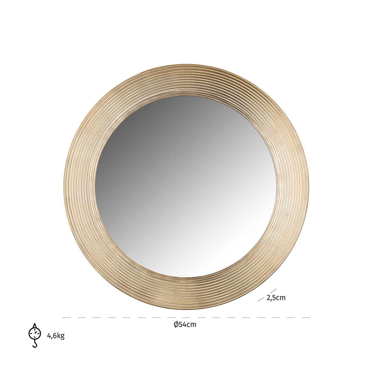 Spiegel Morse round big