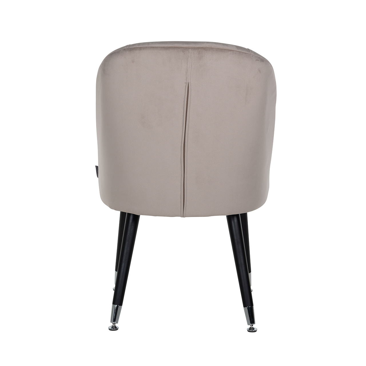 Stoel Julius Khaki Velvet, Silver footcap (Quartz Khaki 903)