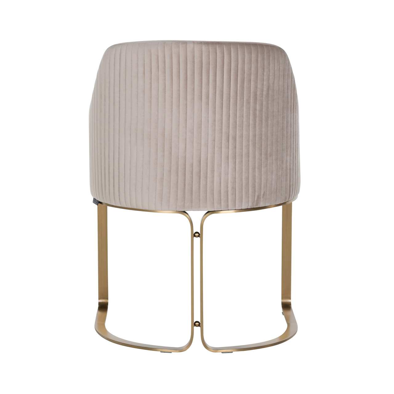 Stoel Hadley Khaki velvet / Brushed gold (Quartz Khaki 903)