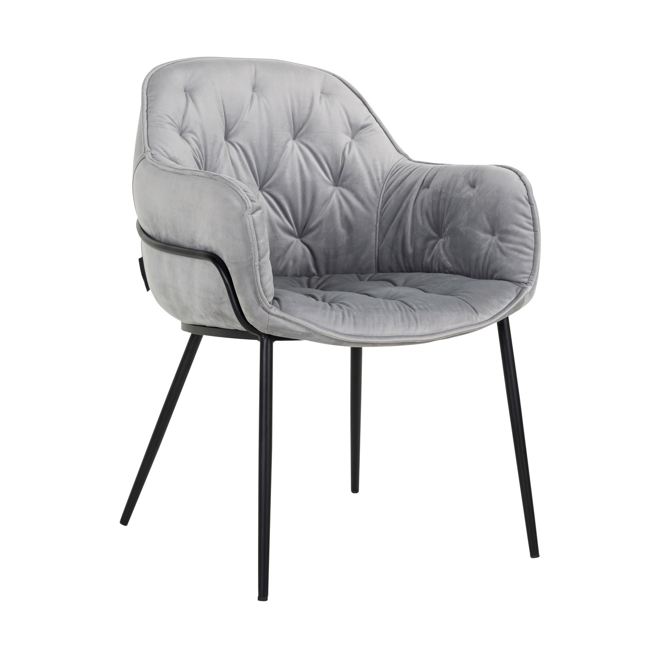 Stoel Nomi Steel Velvet (Quartz Steel 806)