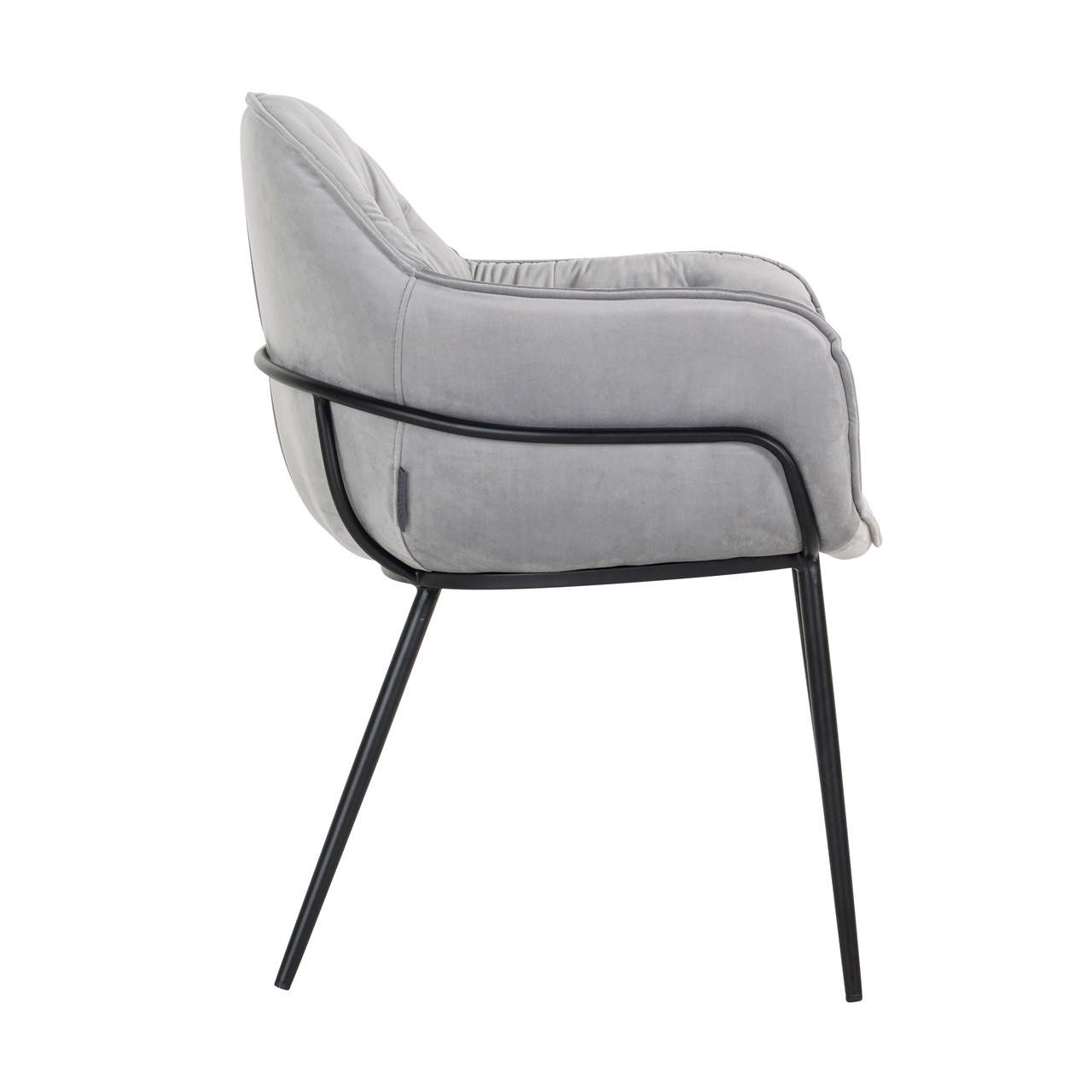 Stoel Nomi Steel Velvet (Quartz Steel 806)