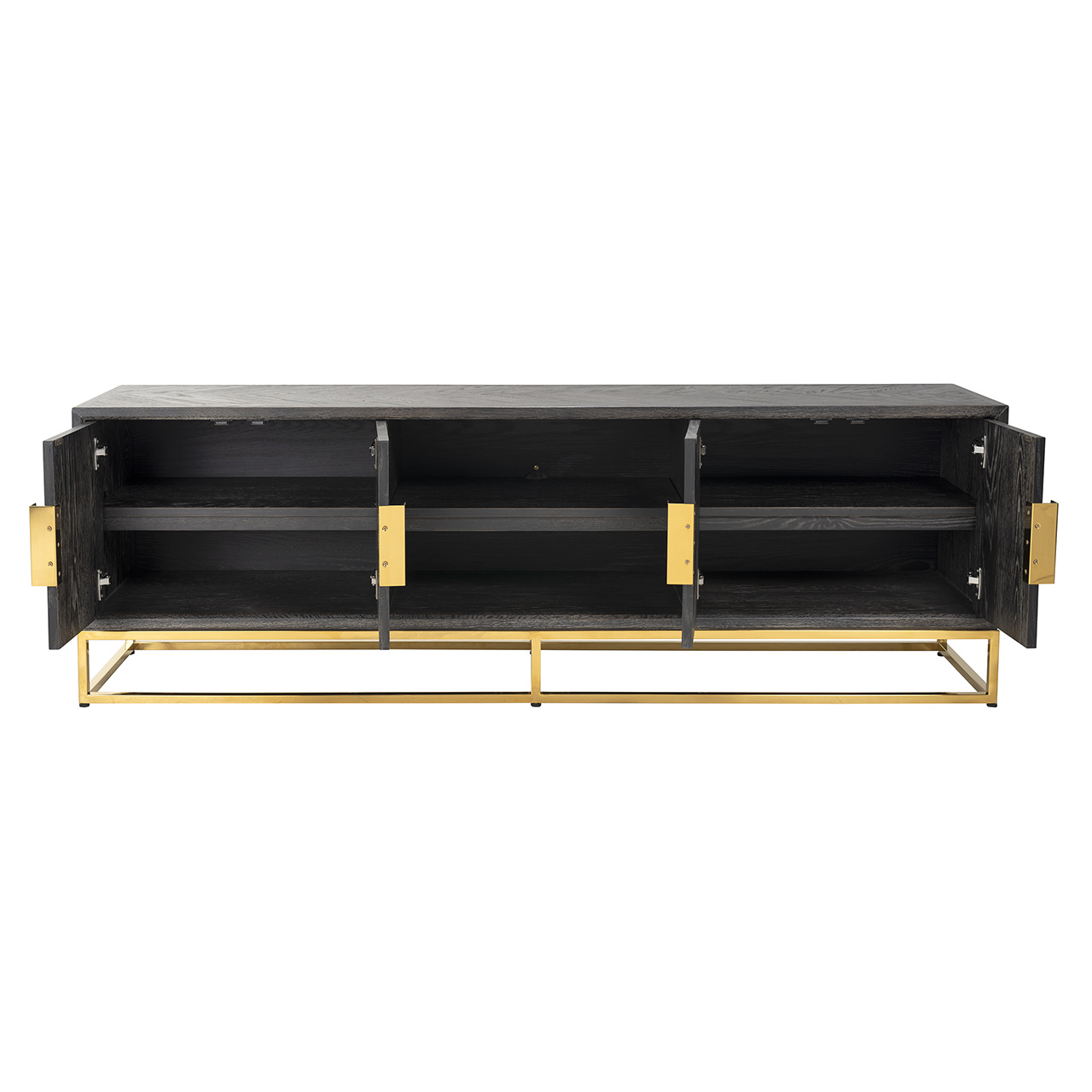TV-dressoir 185 Blackbone gold 4-deuren (Goud)