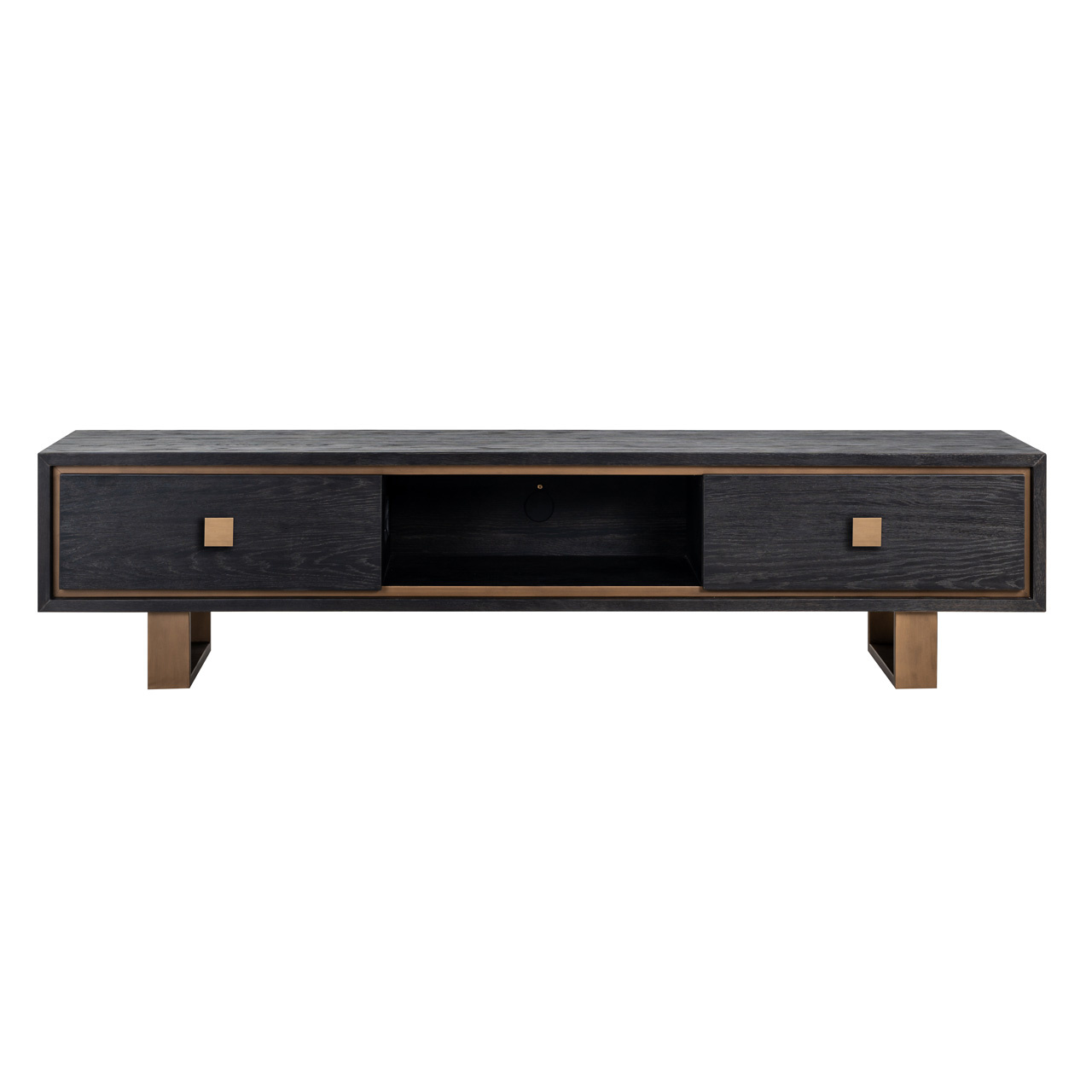 TV-dressoir Hunter 2-laden (Goud)