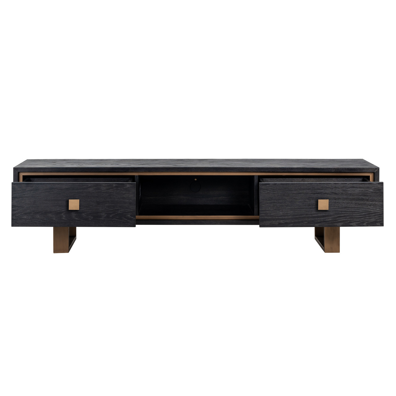 TV-dressoir Hunter 2-laden (Goud)