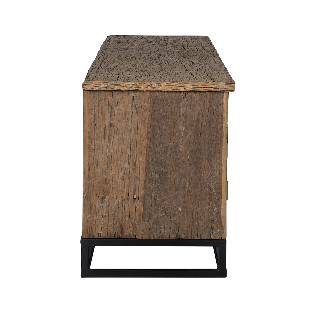 TV-dressoir Raffles 4-deuren, gerecyceld hout