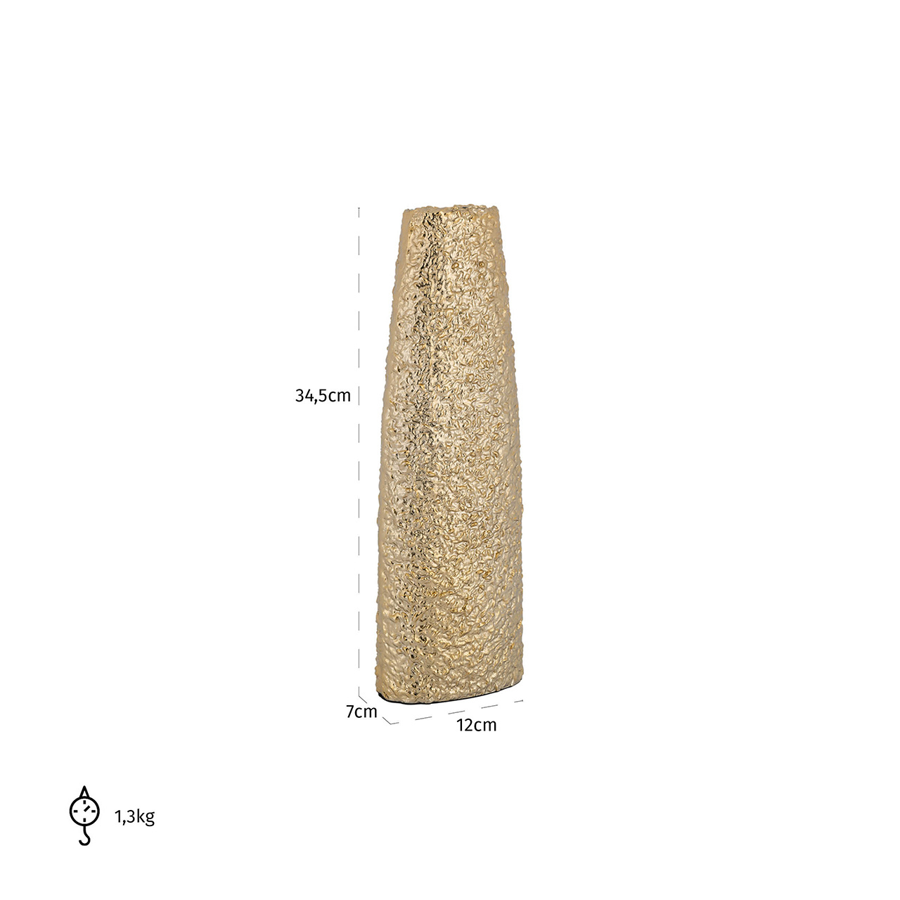 Vaas Lucino goud klein (Goud)