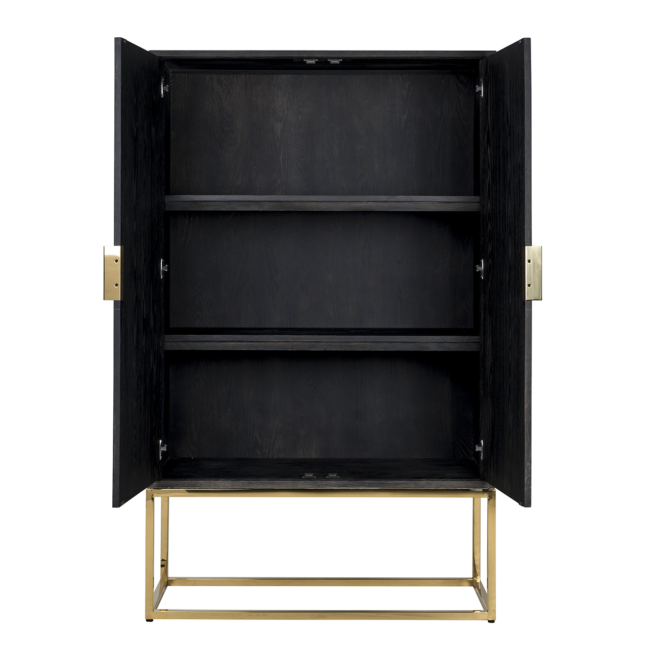 Wandkast Blackbone gold 2-deuren laag (Goud)