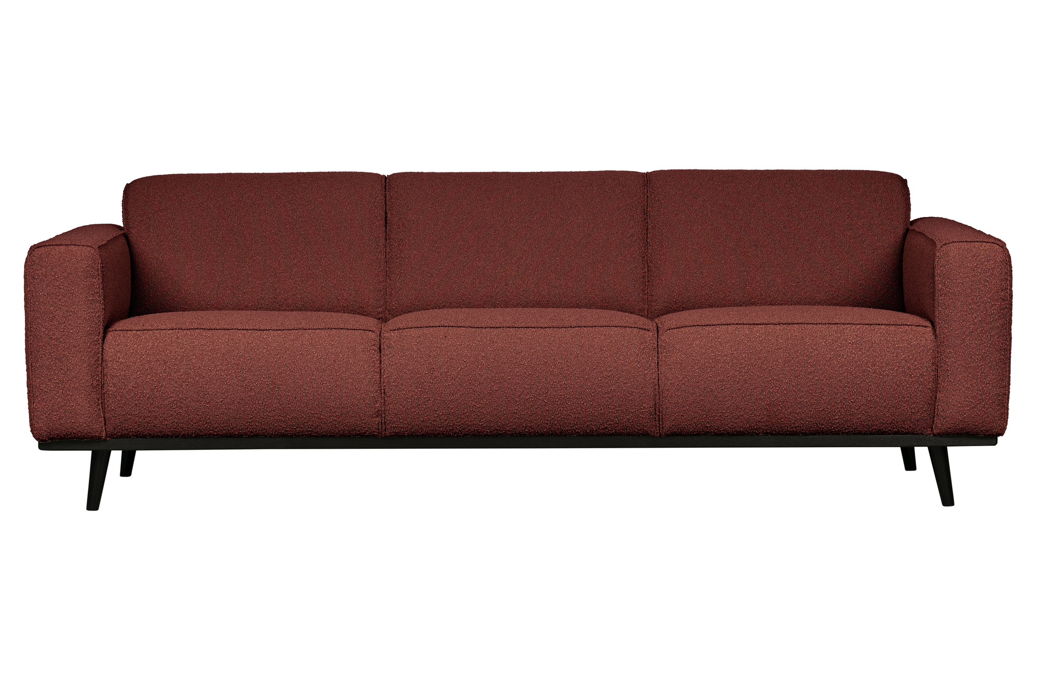 Statement 3-zits Bank 230 Cm BouclÉ Chestnut