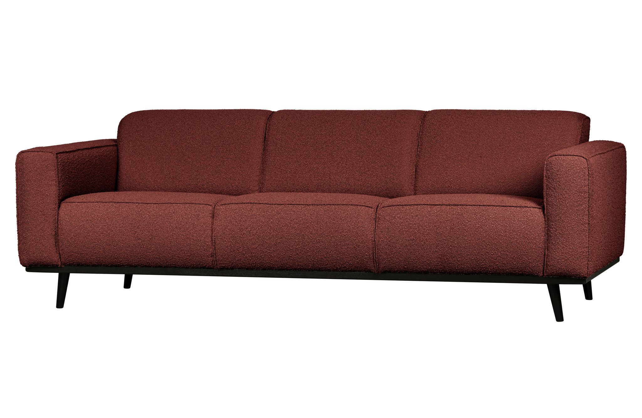 Statement 3-zits Bank 230 Cm BouclÉ Chestnut