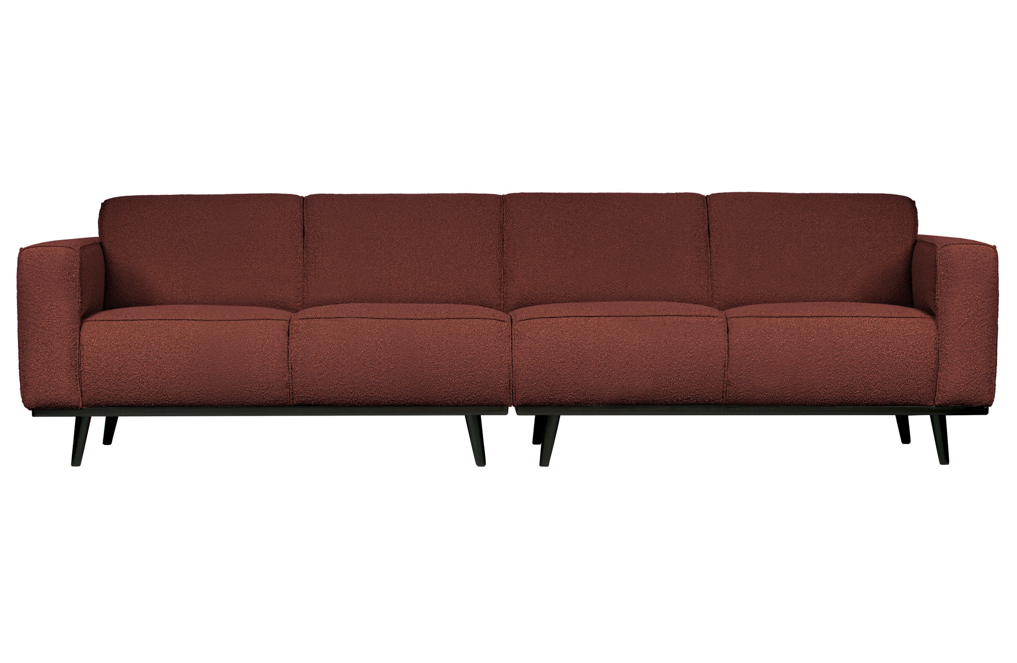 Statement 4-zits Bank 280 Cm BouclÉ Chestnut