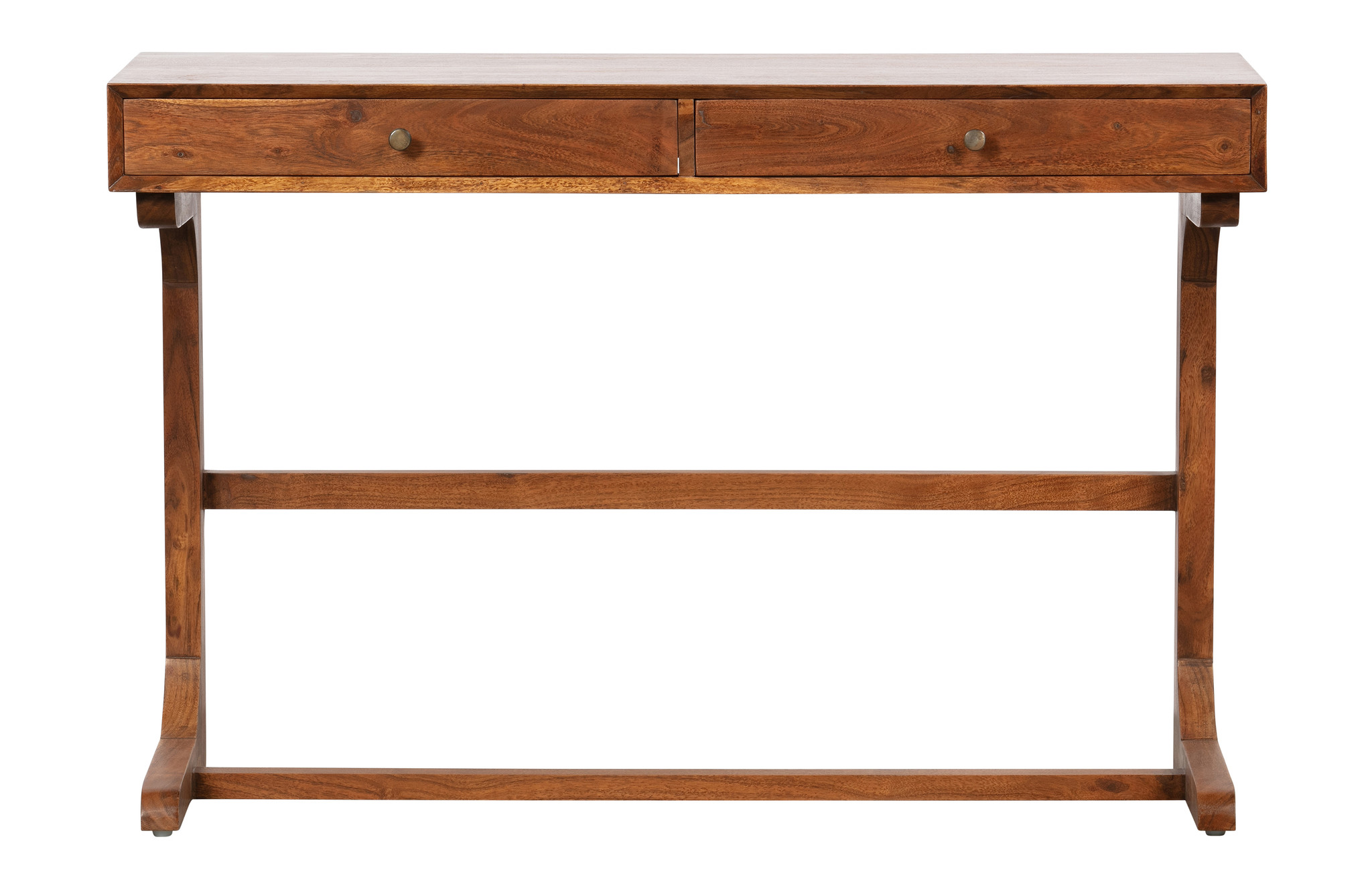 Old School Buro Hout Bruin