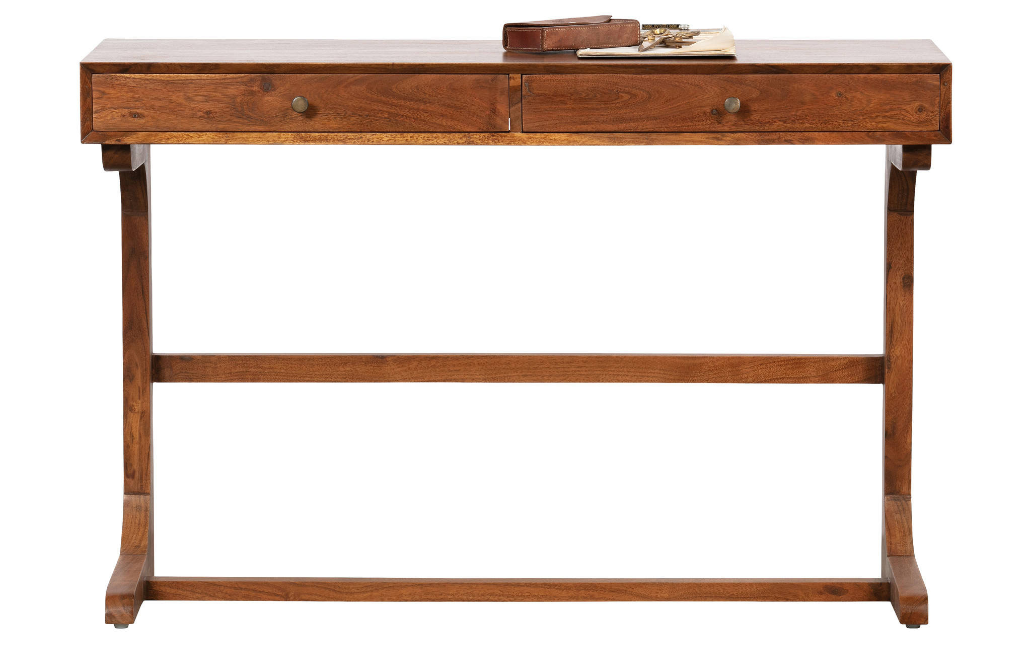 Old School Buro Hout Bruin
