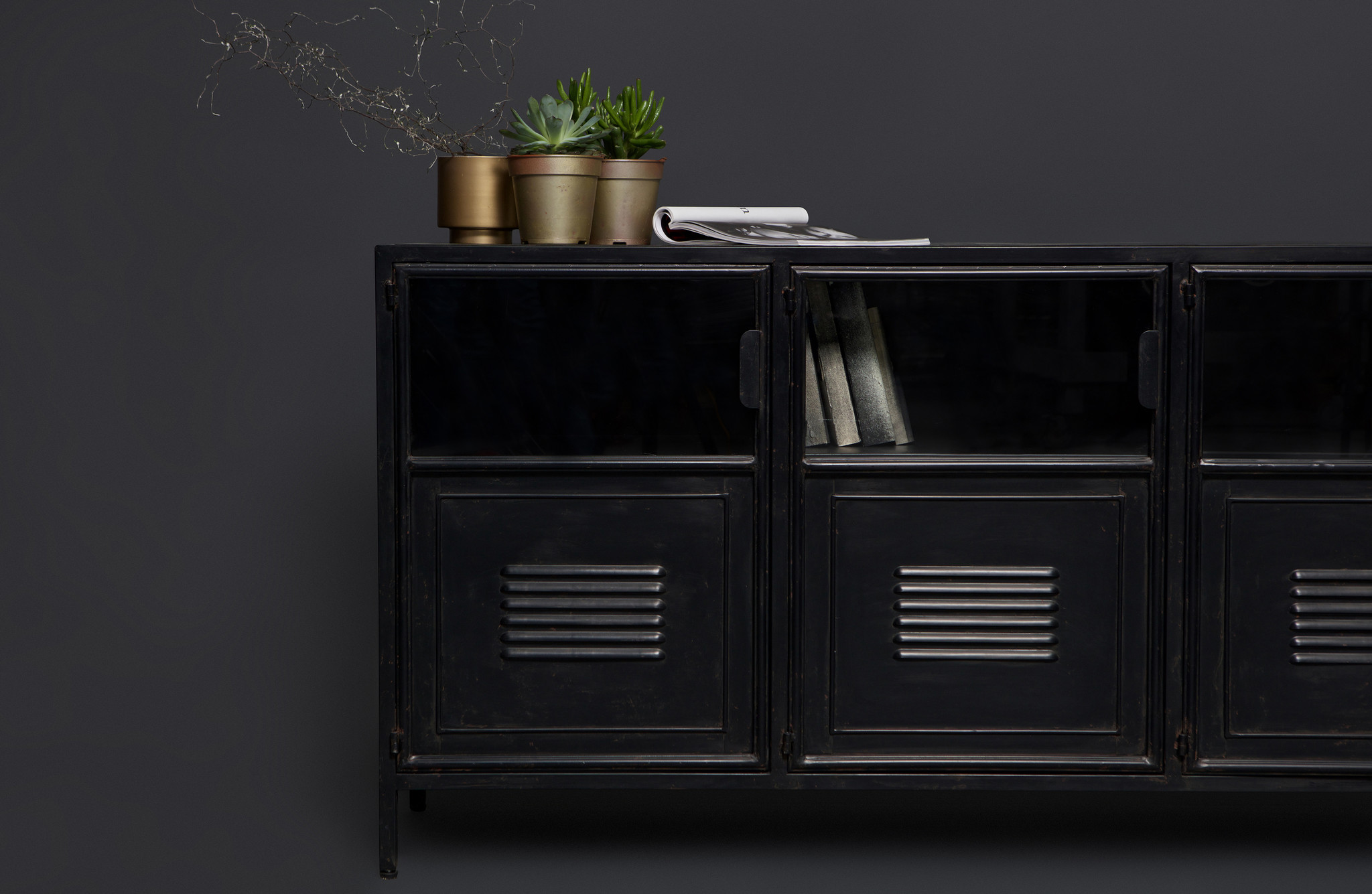 Vogue Barstoel 65cm Leer Zwart