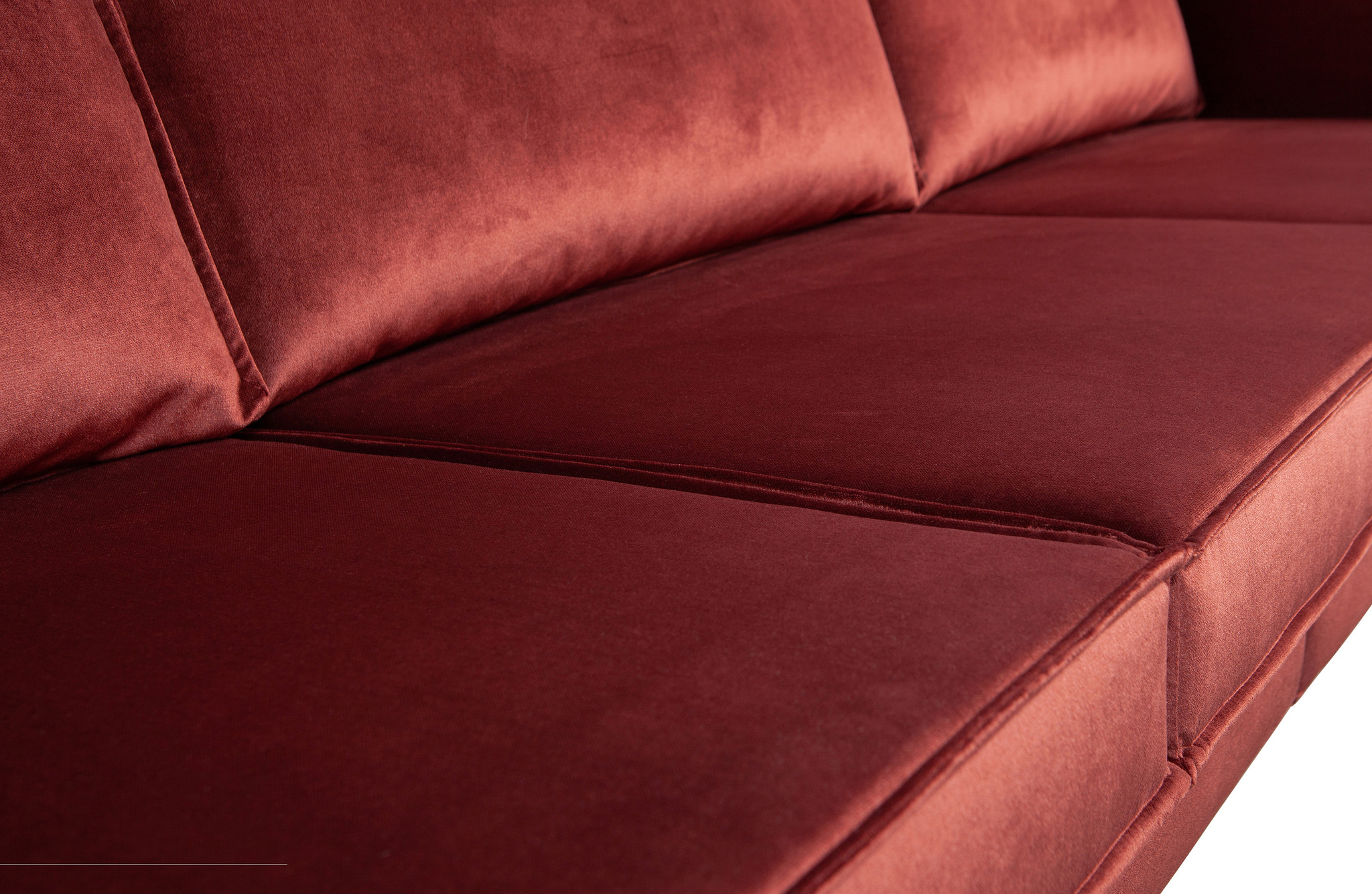 Rodeo Bank 3-zits Velvet Chestnut