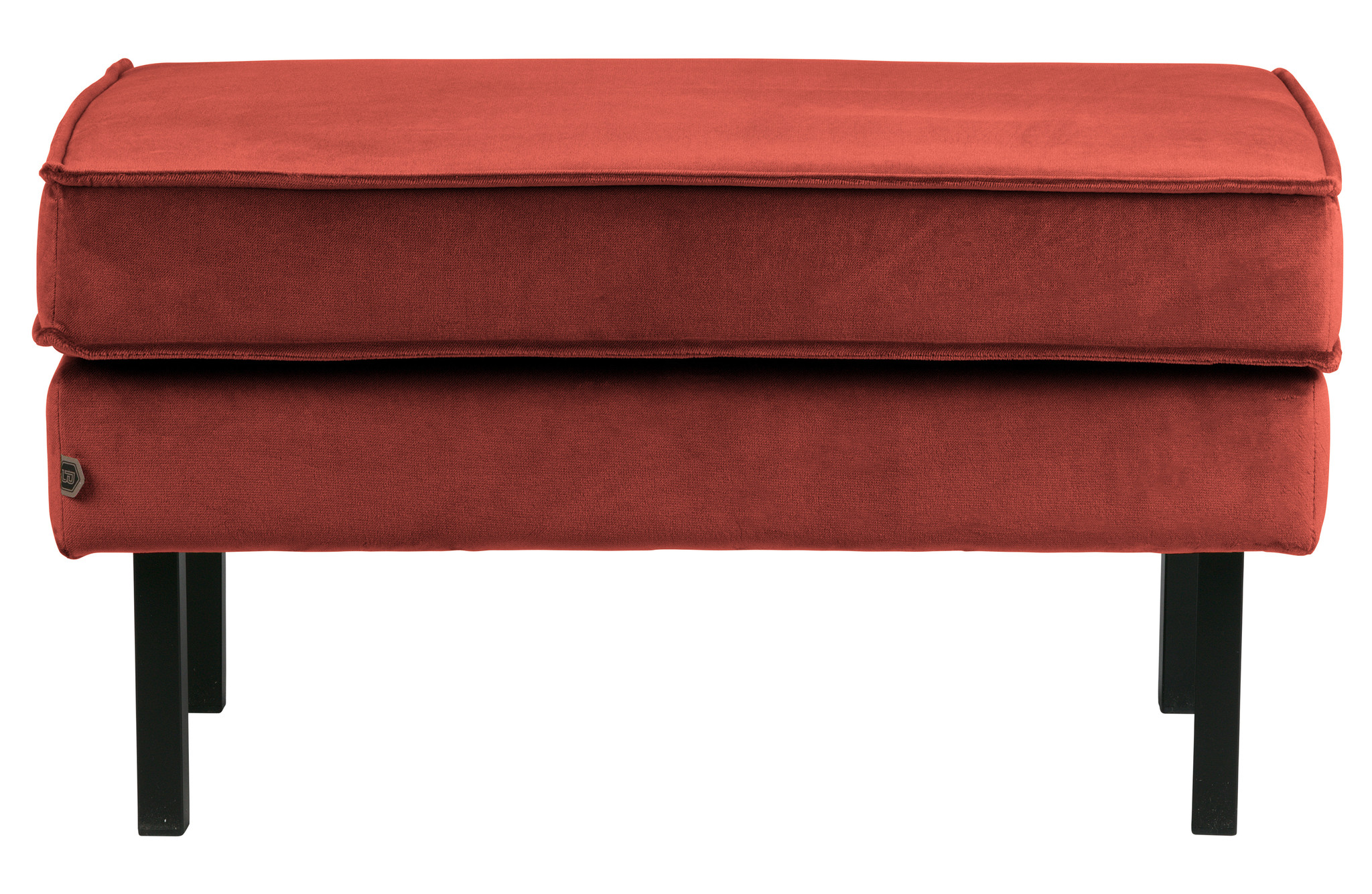 Rodeo Hocker Op Poten Velvet Chestnut