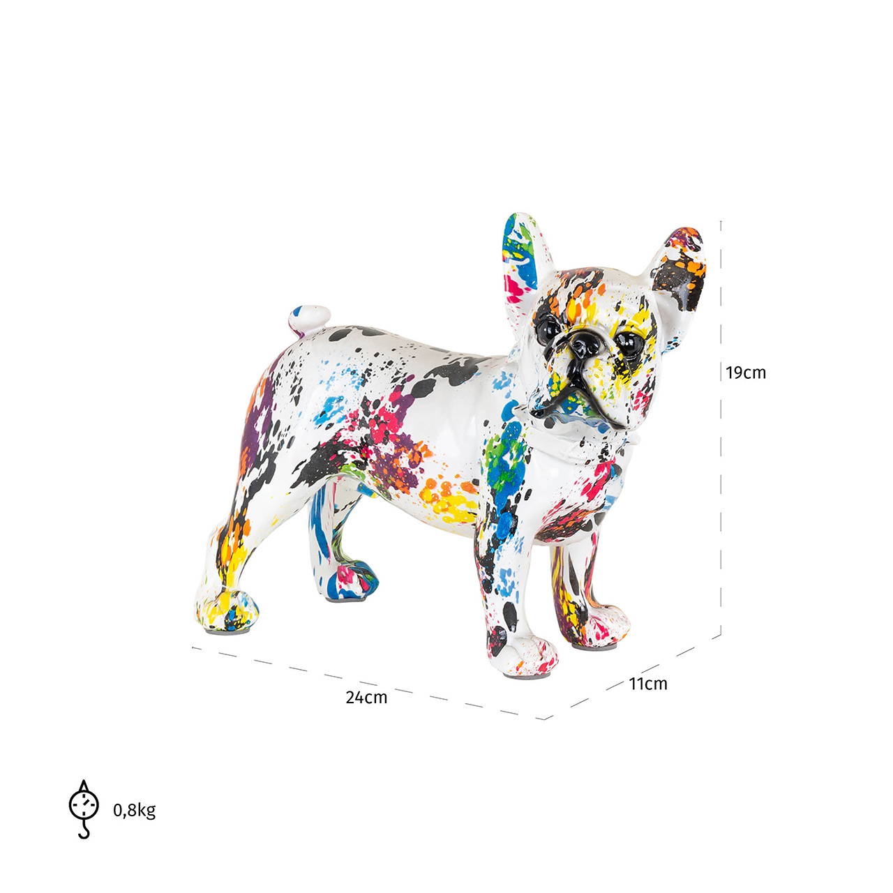 Dog graffity (White)