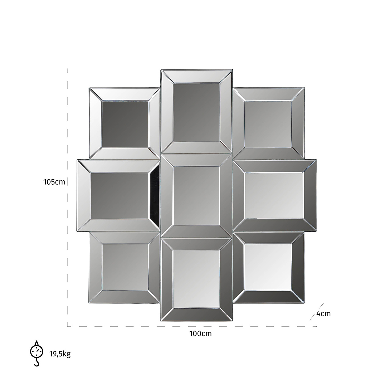 Spiegel Xeon (Zilver)