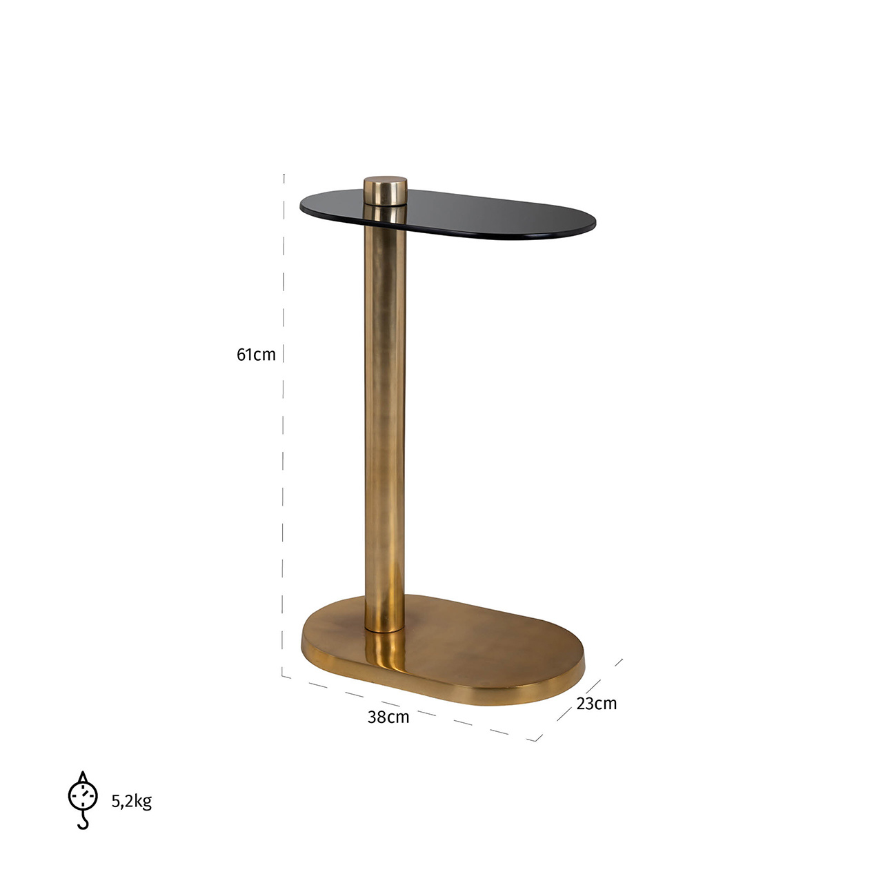Sofa tafel Chase (Goud)