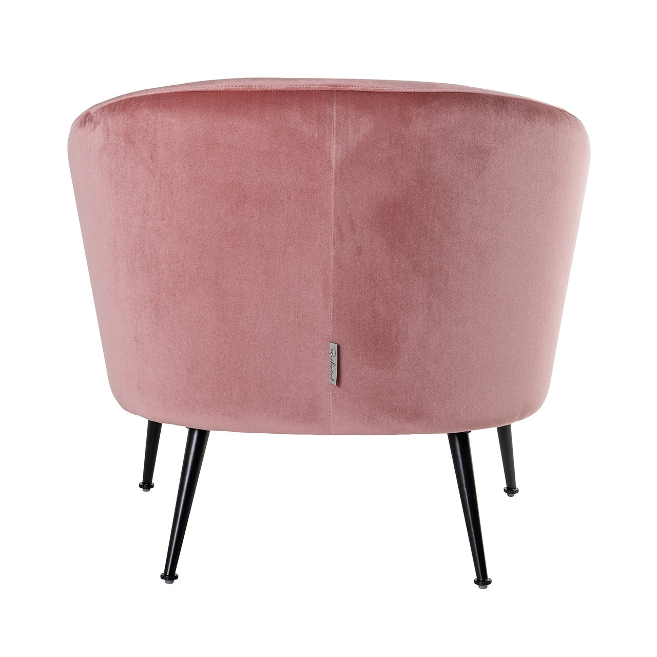 Fauteuil Inova Blush Velvet / black (Genova 706 Blush)