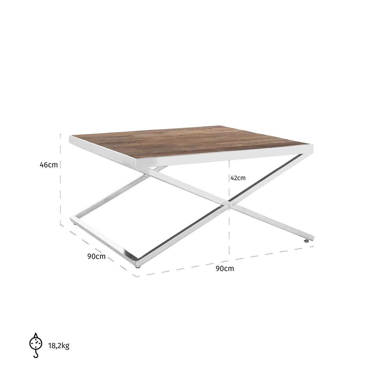 Salontafel Redmond 90x90