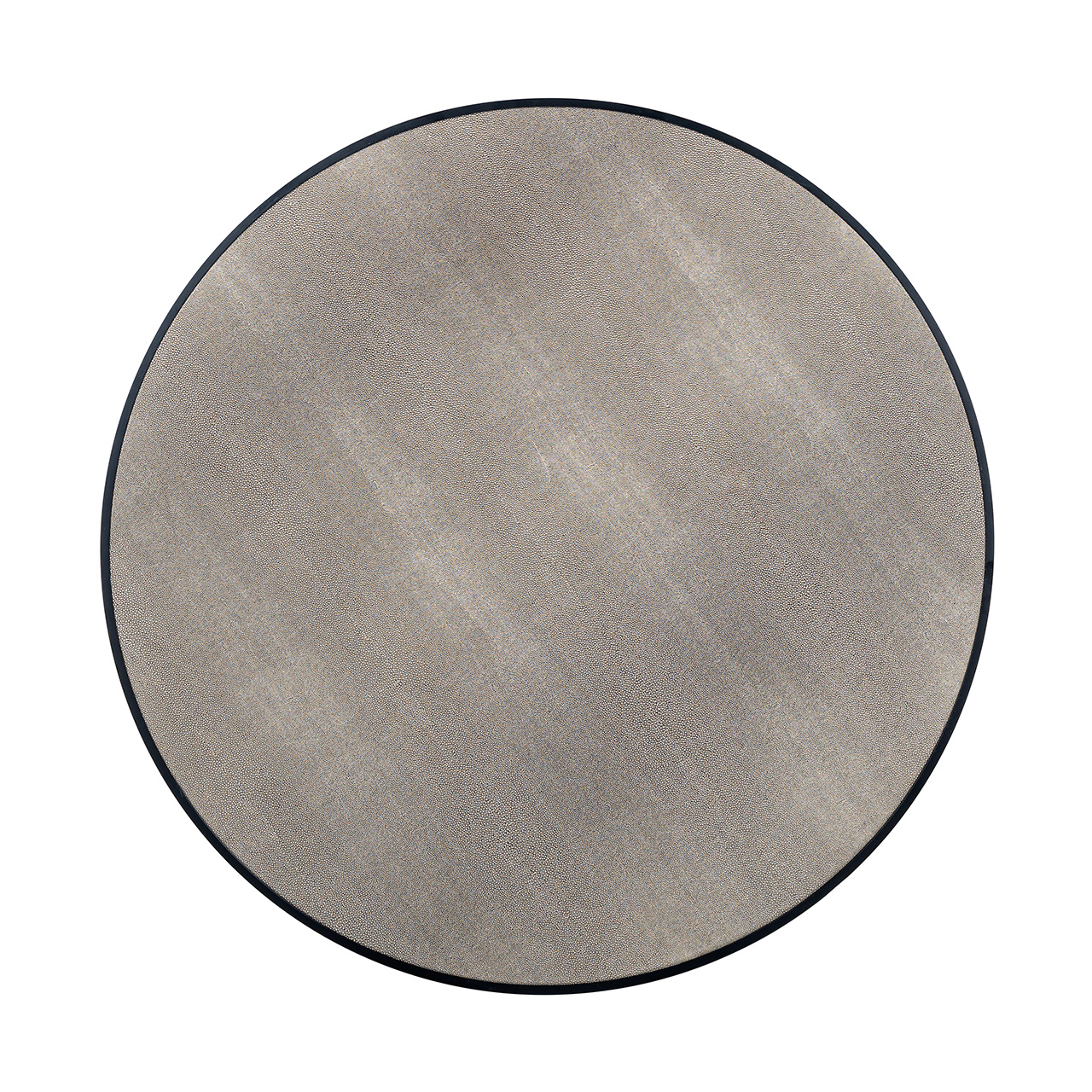 Salontafel Lustrio 91,5Ø Shagreen (Zwart)