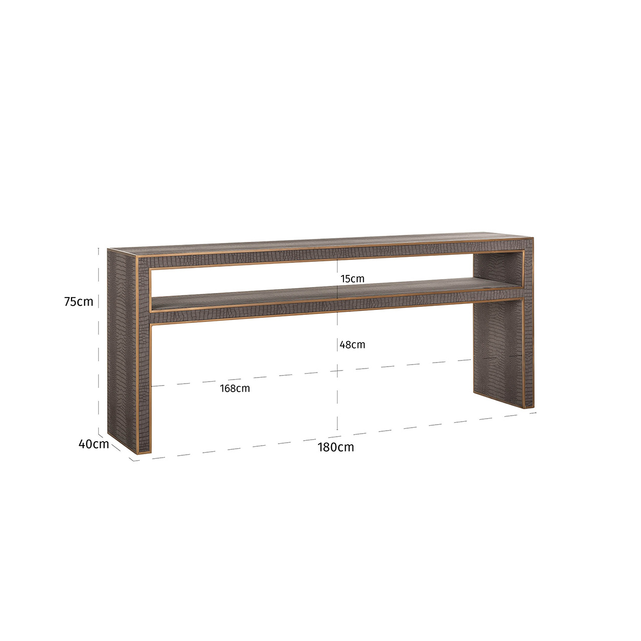 Wandtafel Classio Vegan Leather (Brushed Gold)