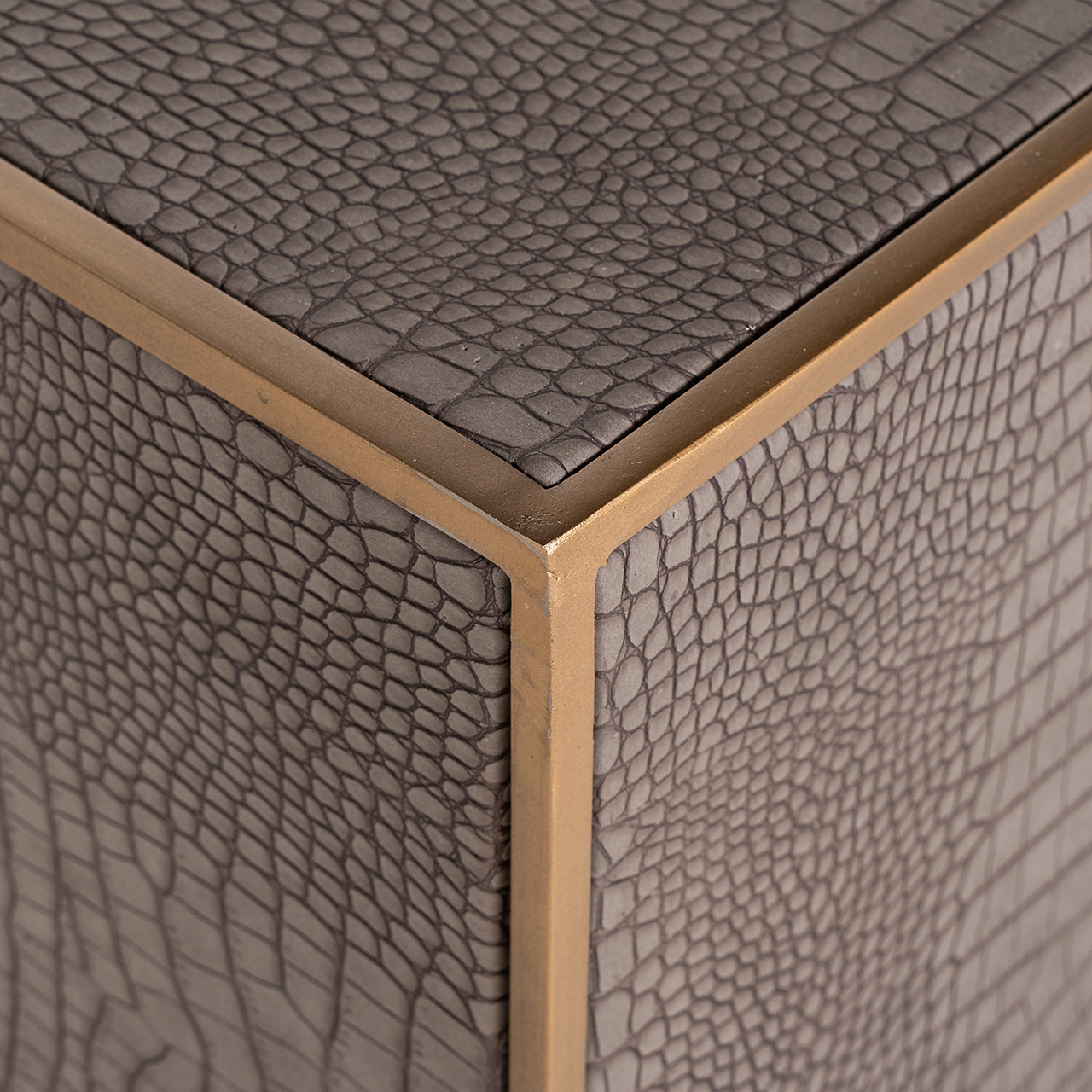 Salontafel Classio 150x80 Vegan Leather (Brushed Gold)