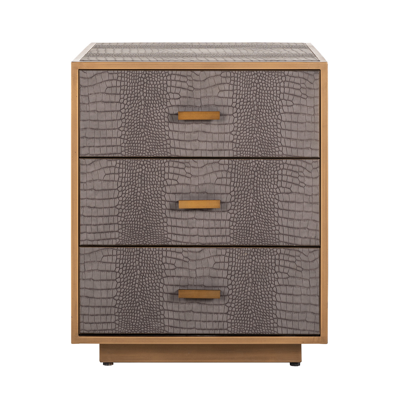 Ladenkast Classio 3-laden Vegan Leather (Brushed Gold)