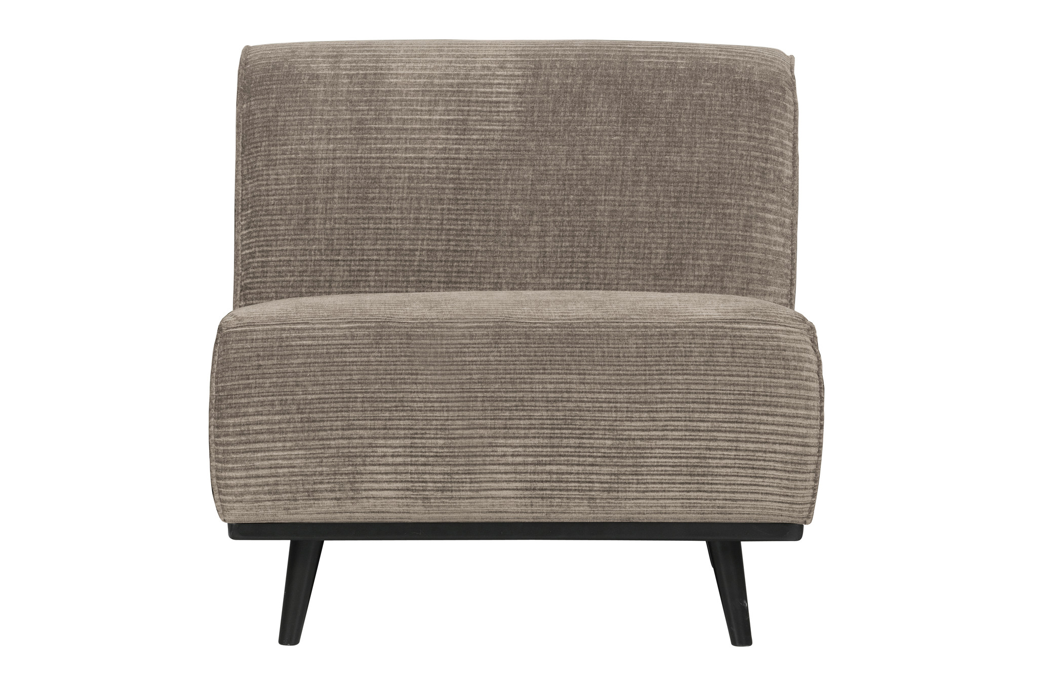 Statement 1-zits Element Brede Platte Rib Clay
