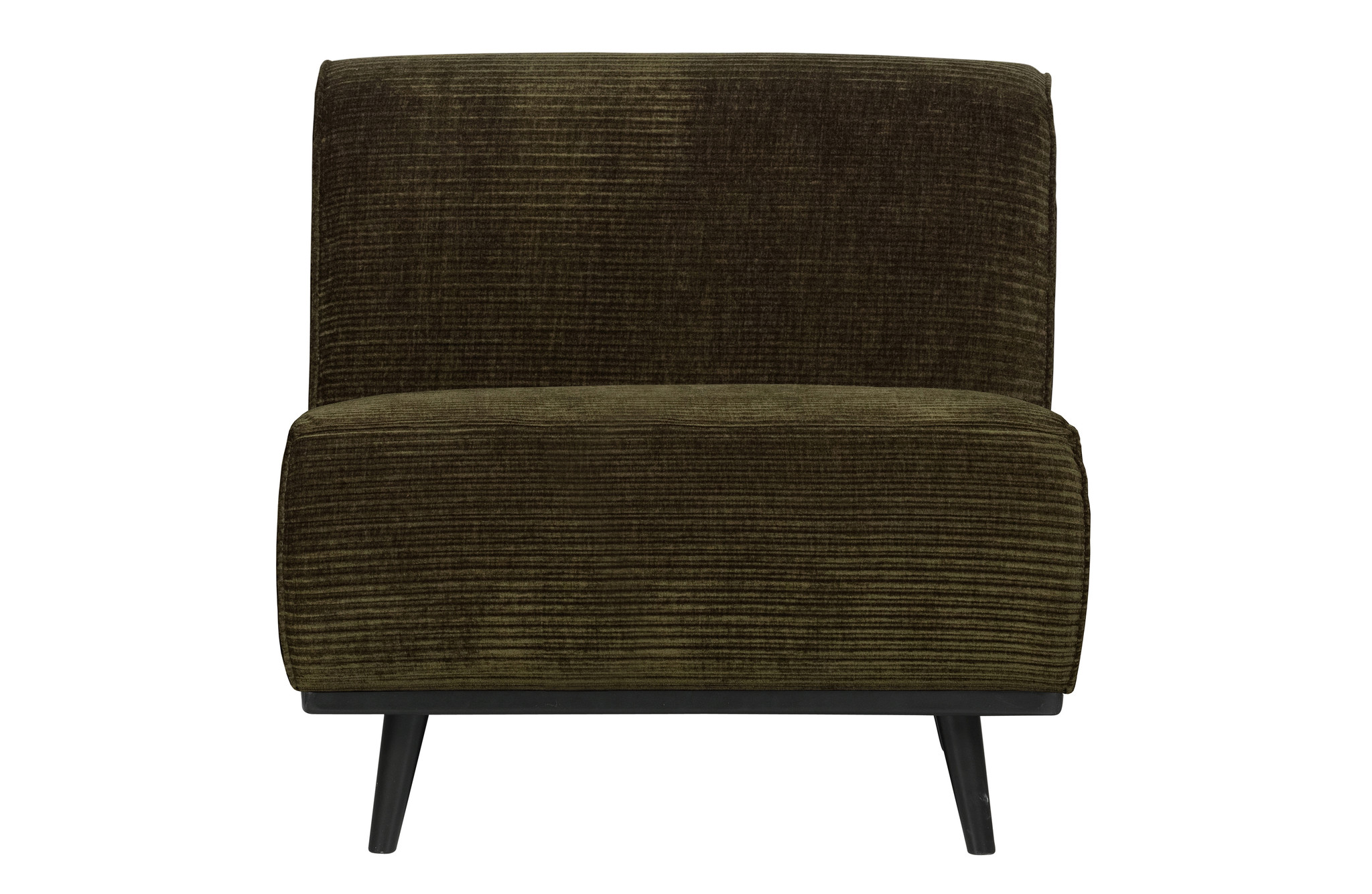Statement 1-zits Element Brede Platte Rib Warm Groen
