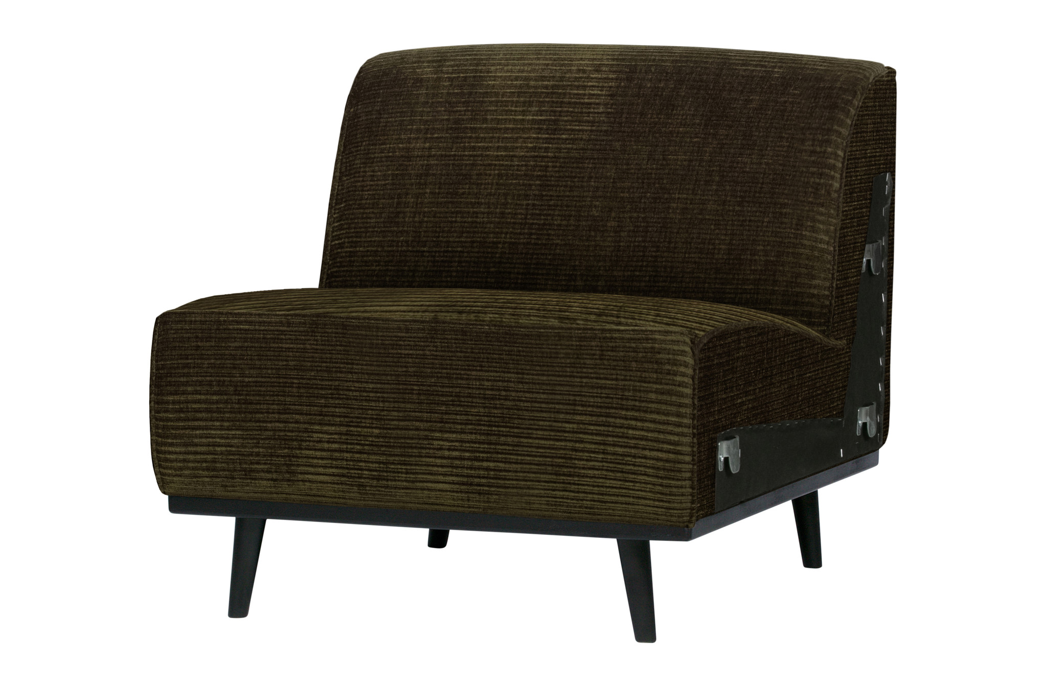 Statement 1-zits Element Brede Platte Rib Warm Groen